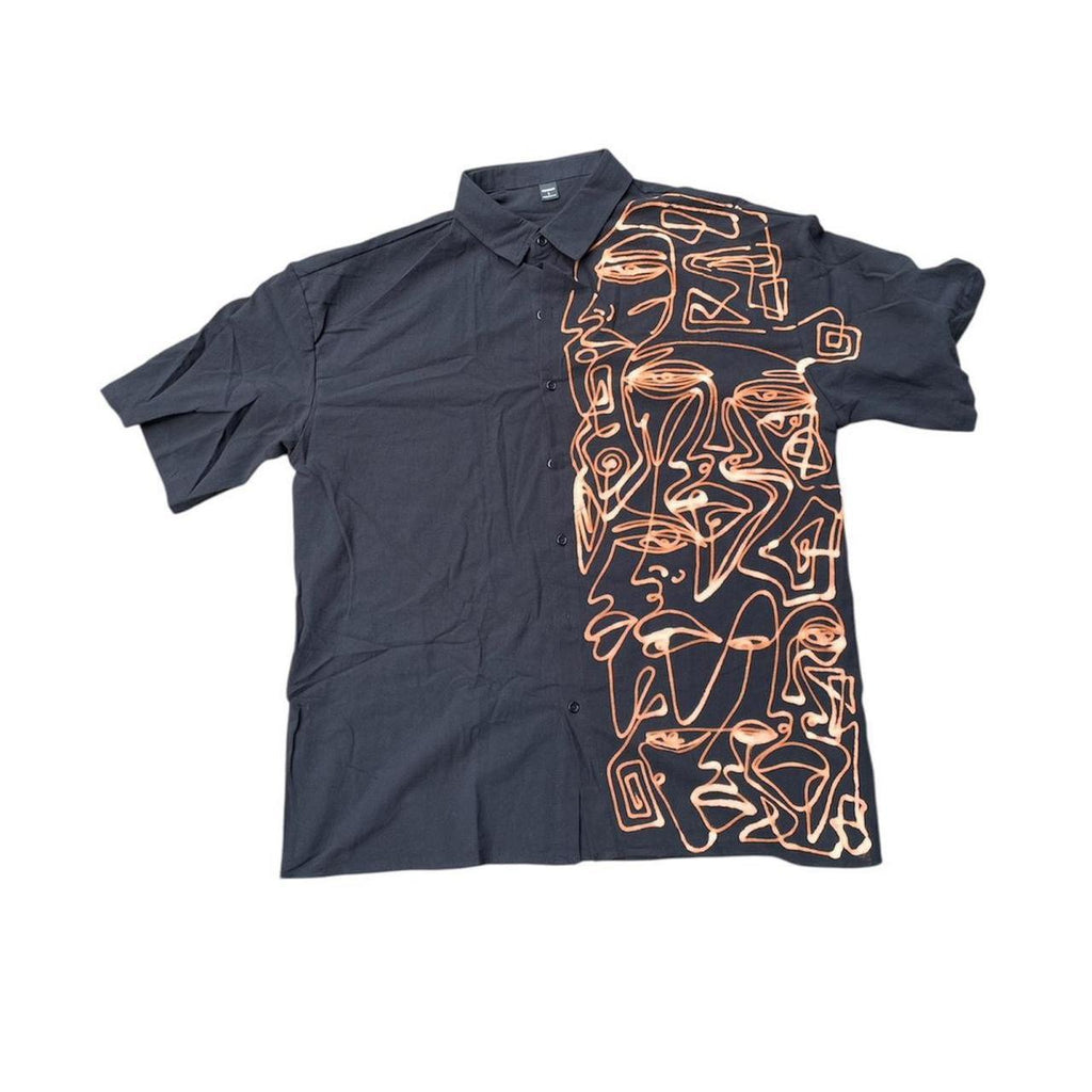 .Mens festival button down
