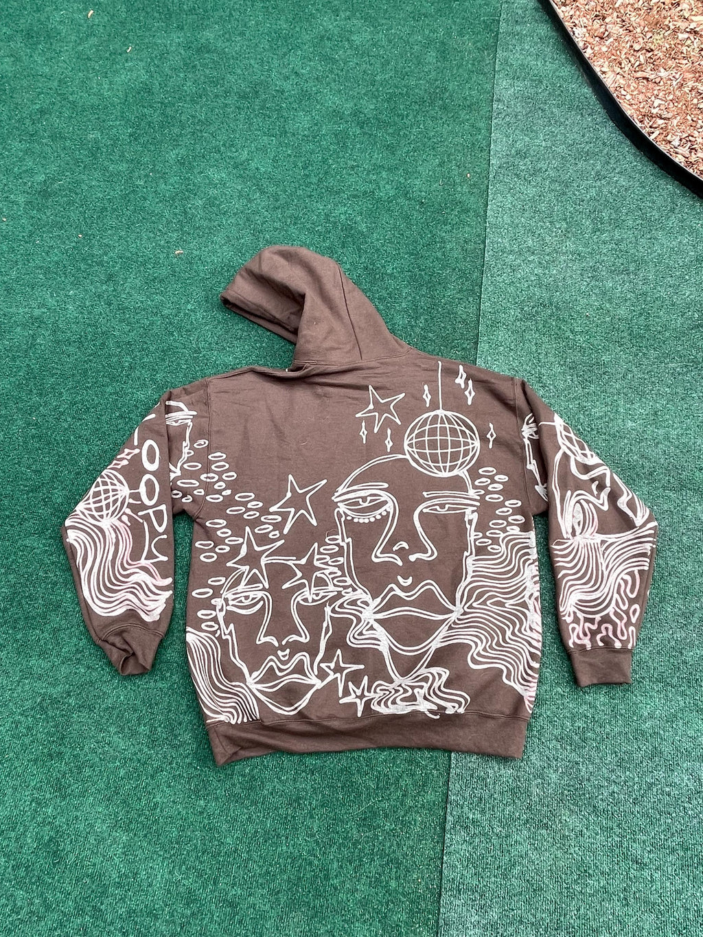 Psychedelic disco hoodie/sweatsuit