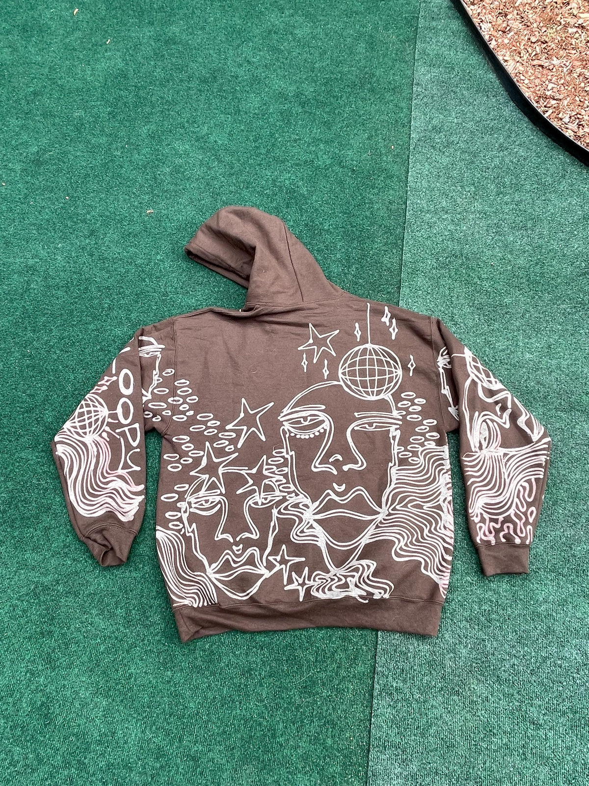 Psychedelic disco hoodie/sweatsuit