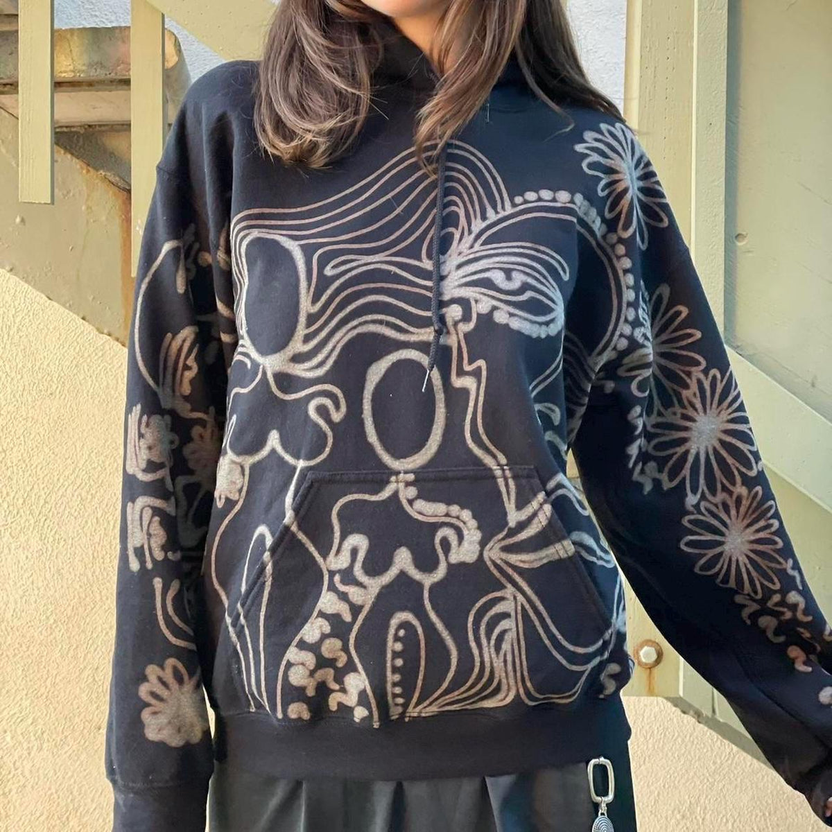 Faces and figures hoodie