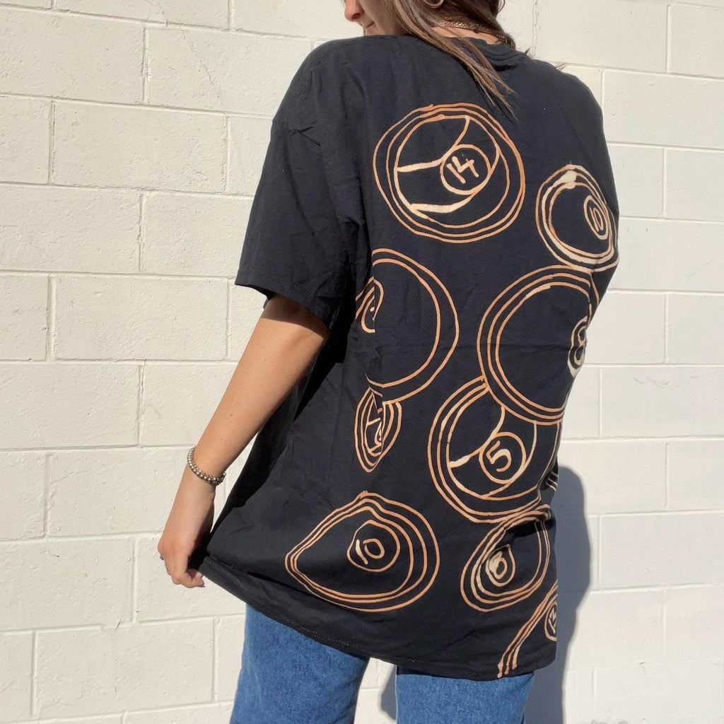 Custom 8 ball graphic tee