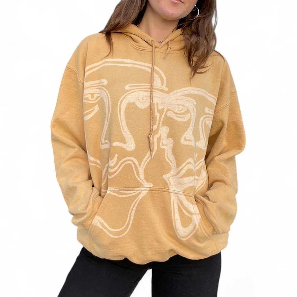 Street style faces hoodie