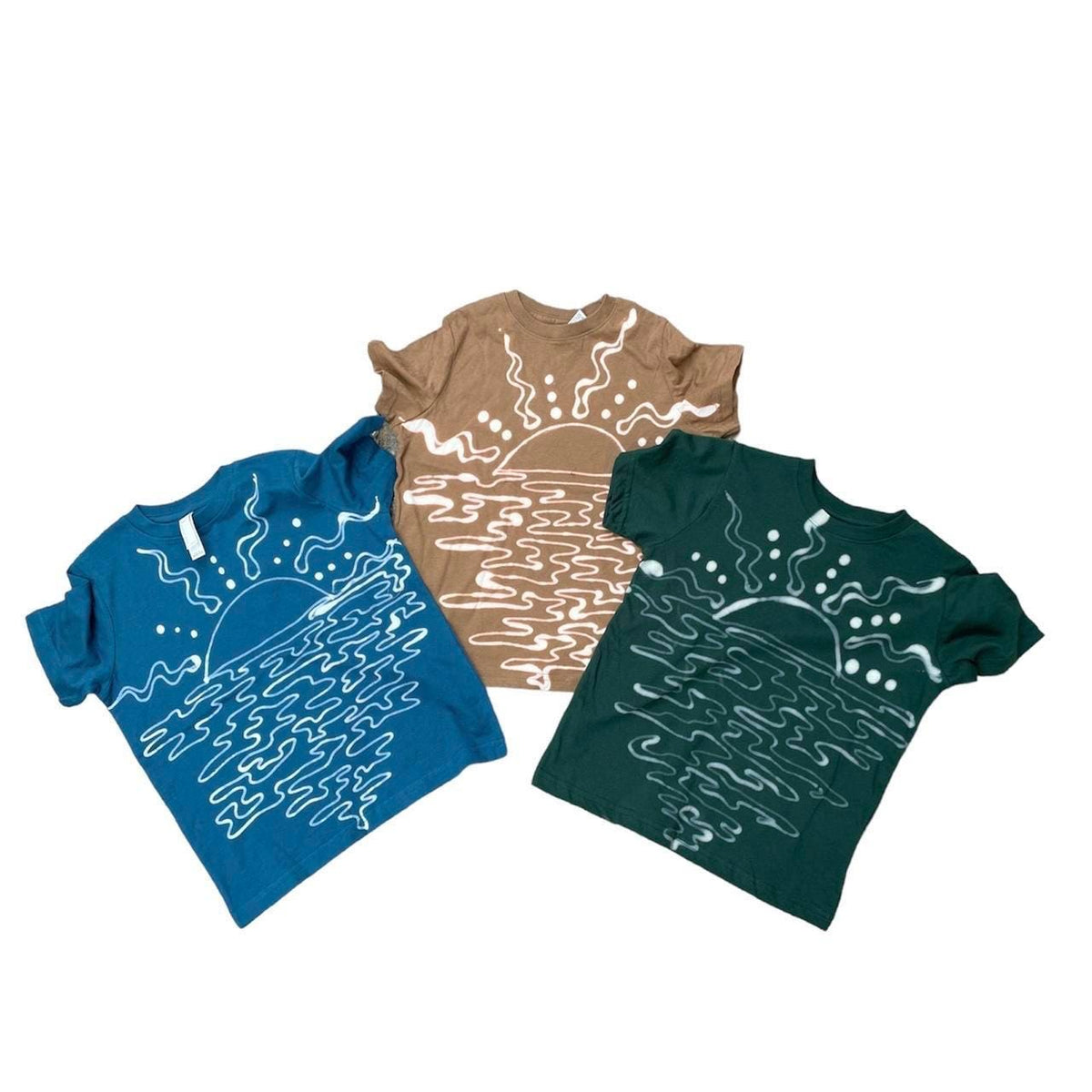 Celestial sun/moon mandala tee