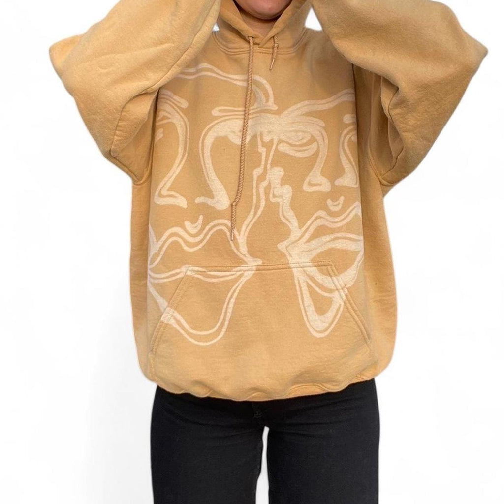 Street style faces hoodie