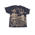 San Fransisco golden gate Grateful Dead graphic disco festival tee
