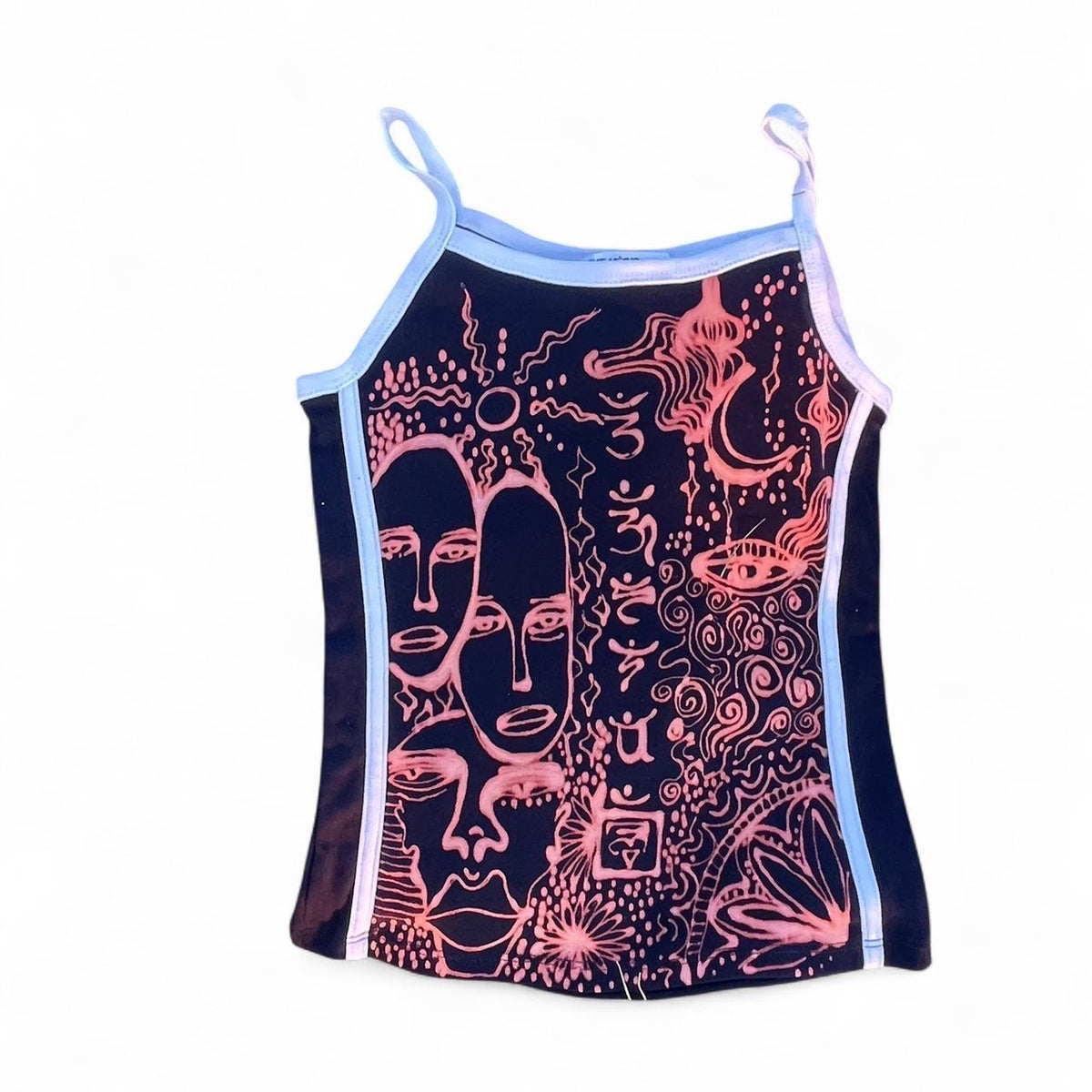 Celestial space funky tribal festival tank
