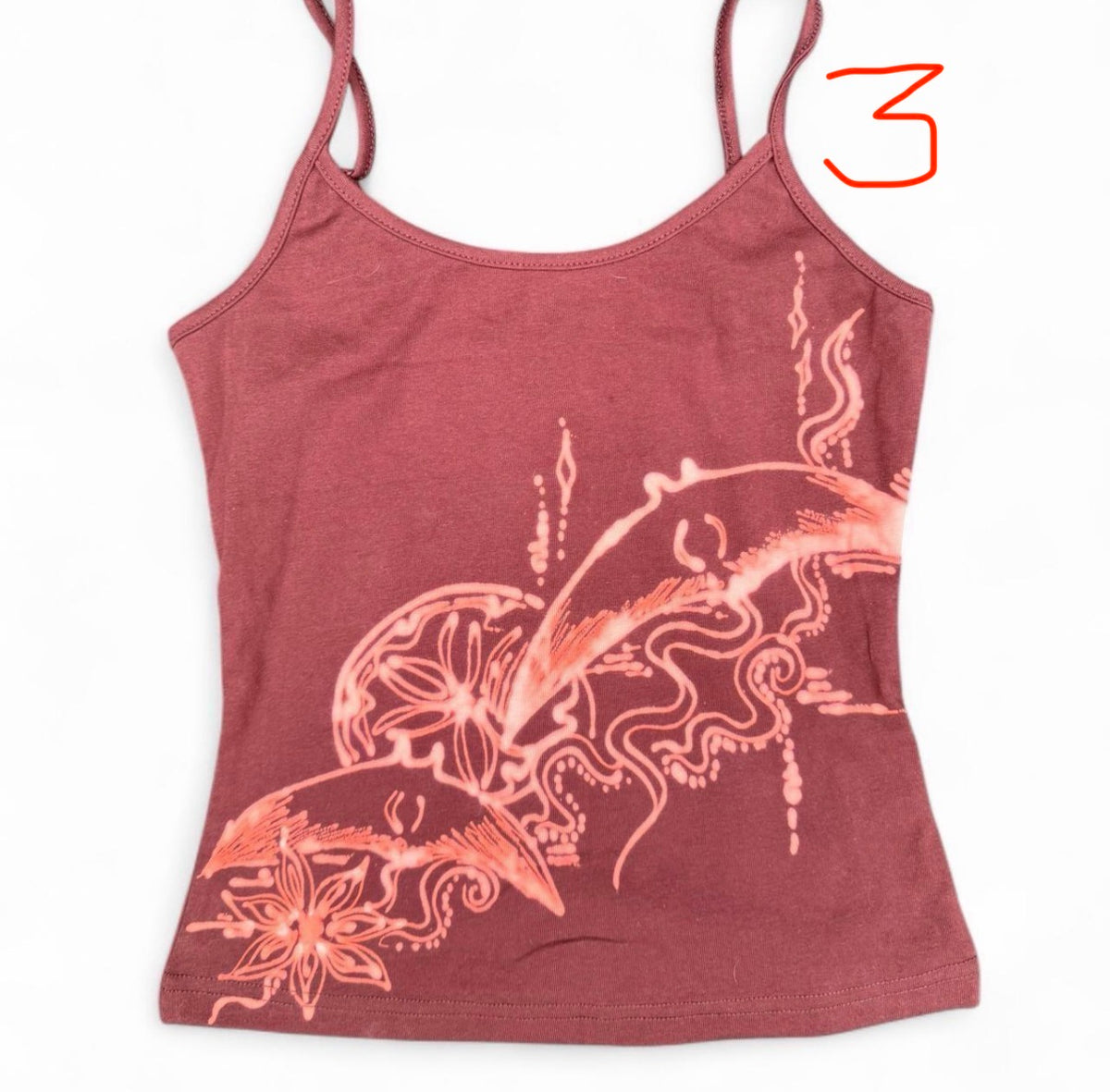 .. Whimsical funky manta ray tank