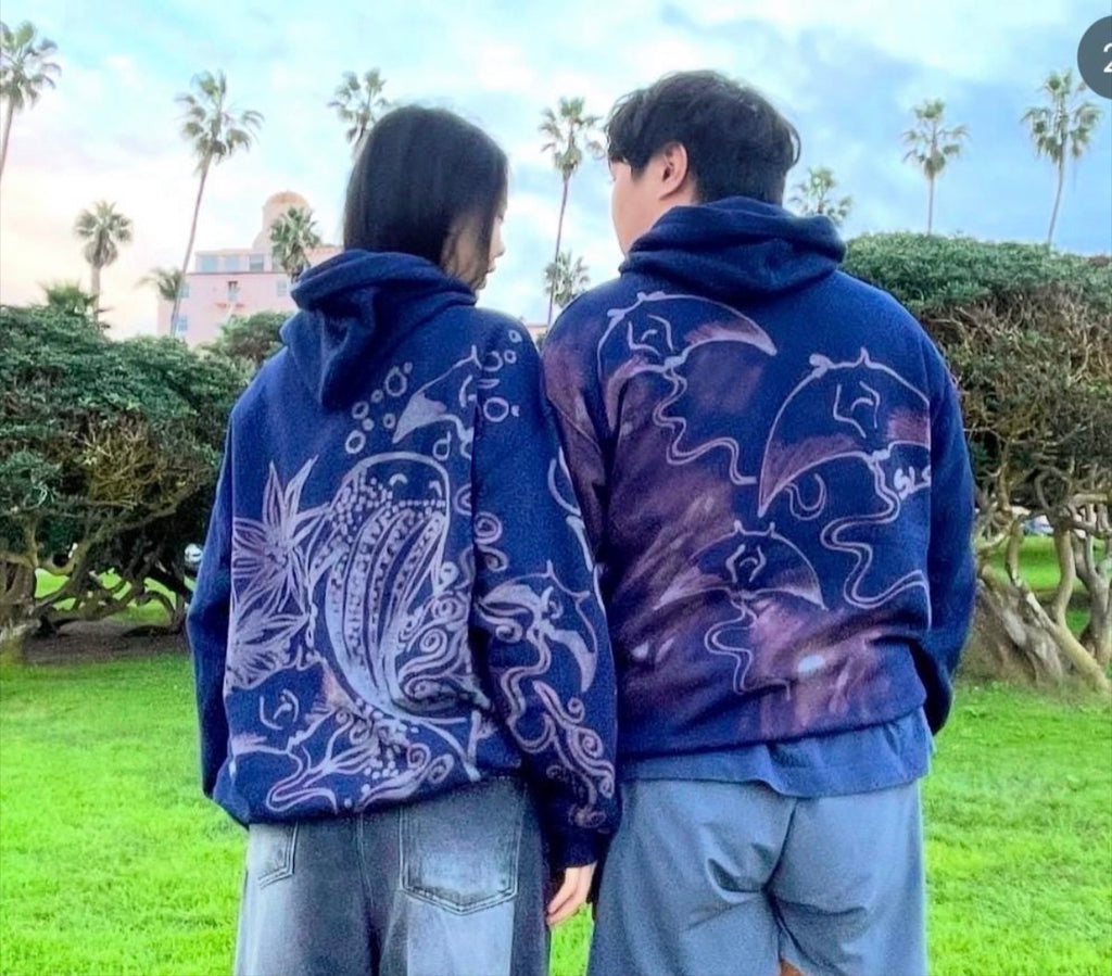 ..Funky Manta Ray hoodie