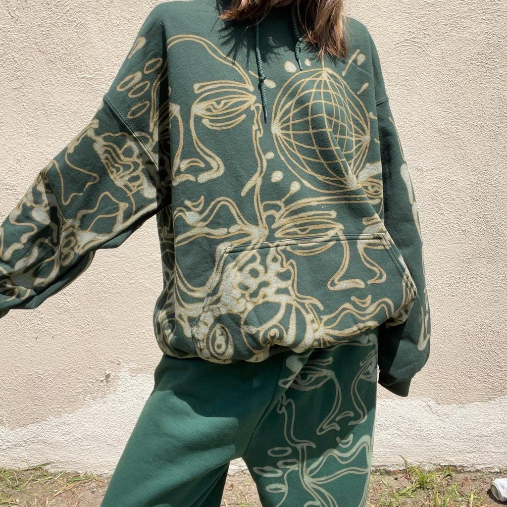 Psychedelic disco hoodie/sweatsuit