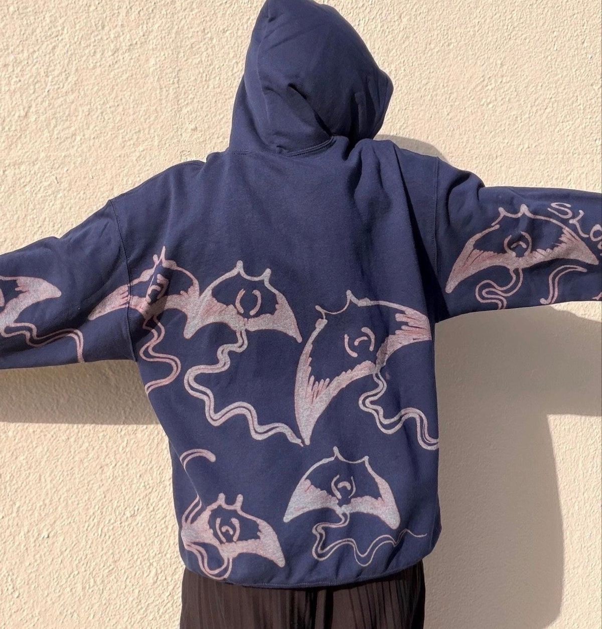 ..Funky Manta Ray hoodie