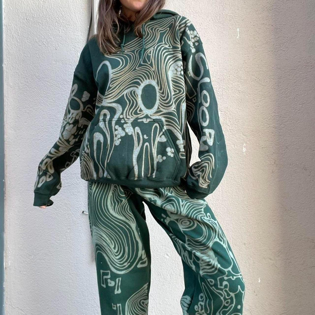 Psychedelic clouds hoodie/sweatsuit
