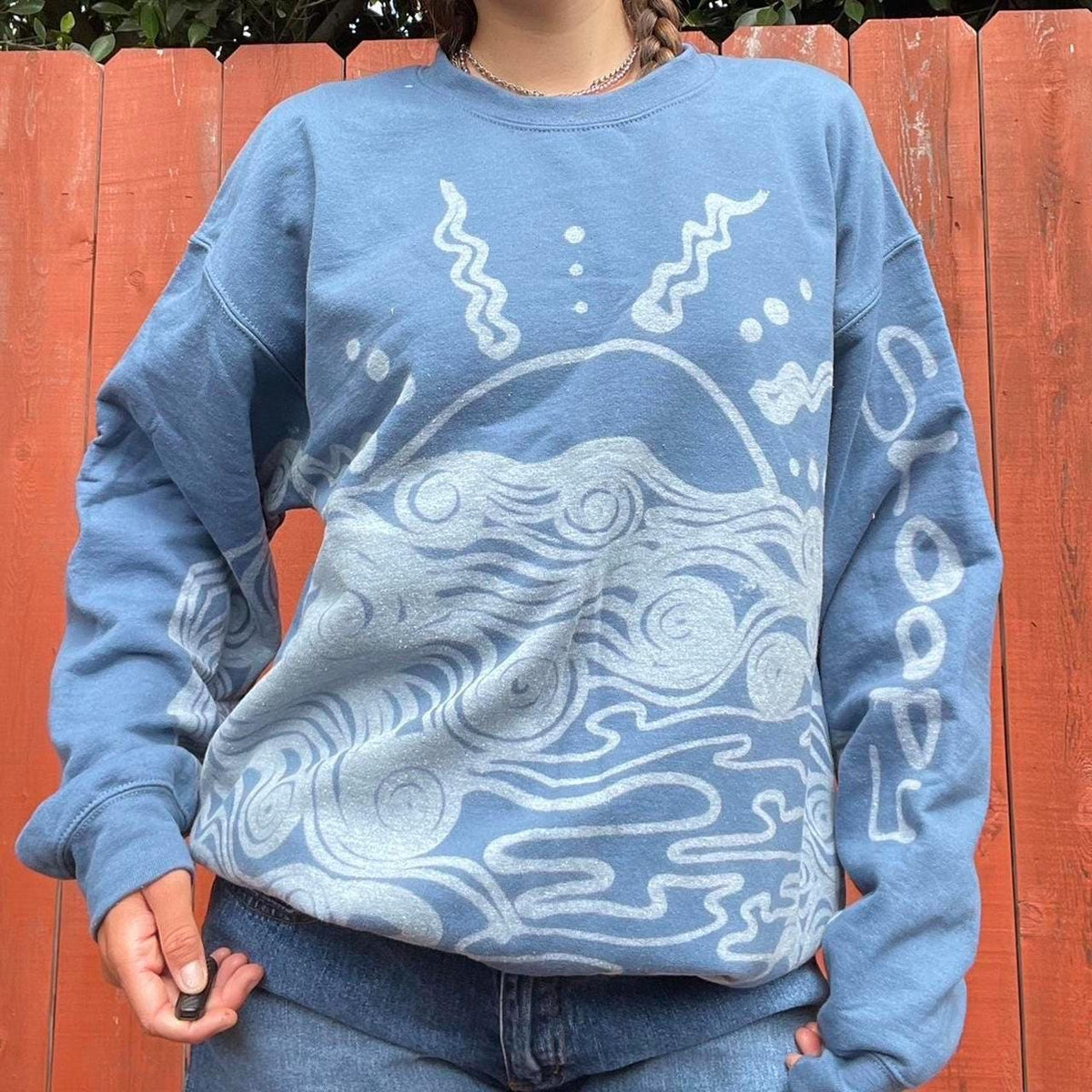 Psychedelic ocean sunset hoodie