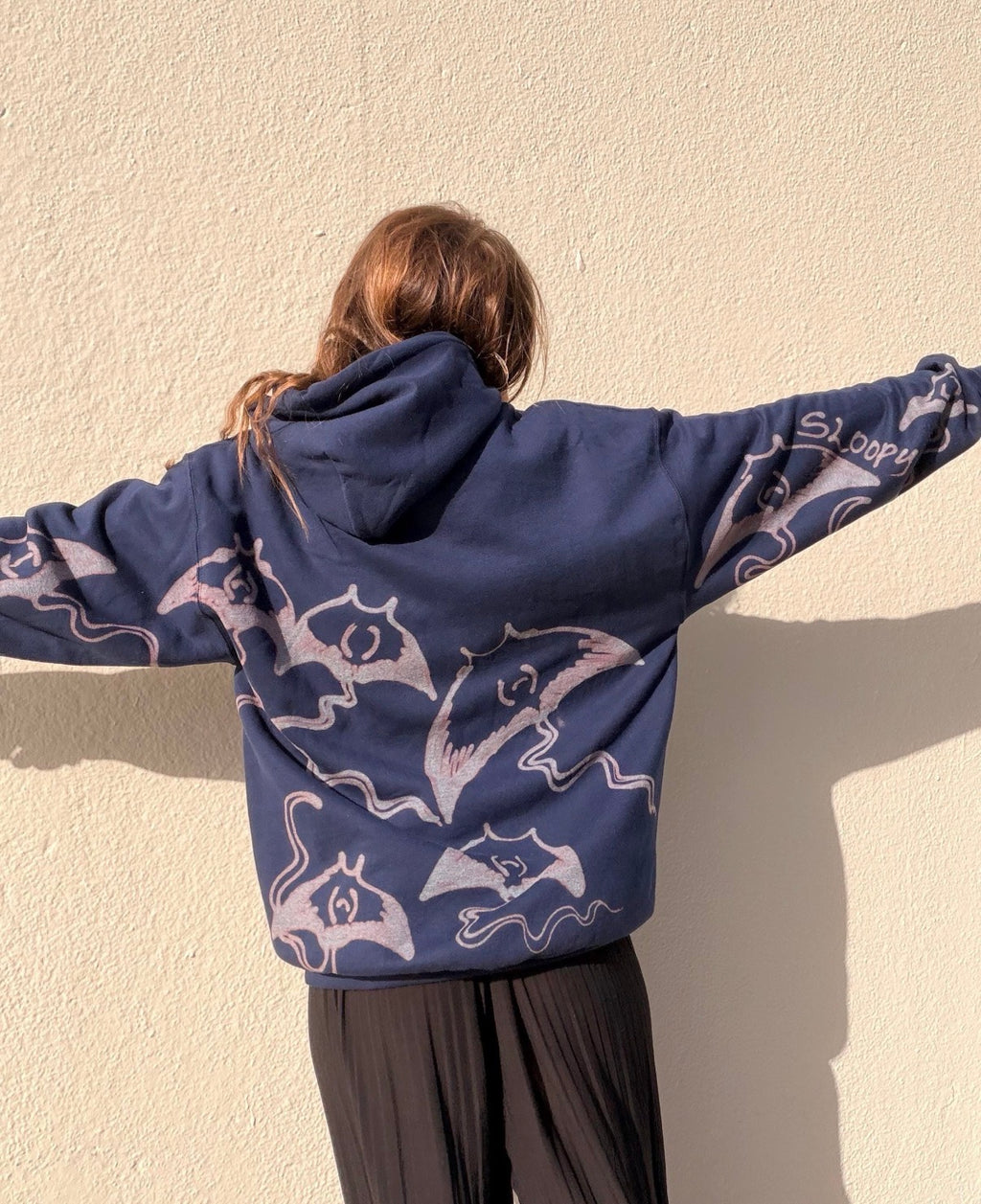 ..Funky Manta Ray hoodie