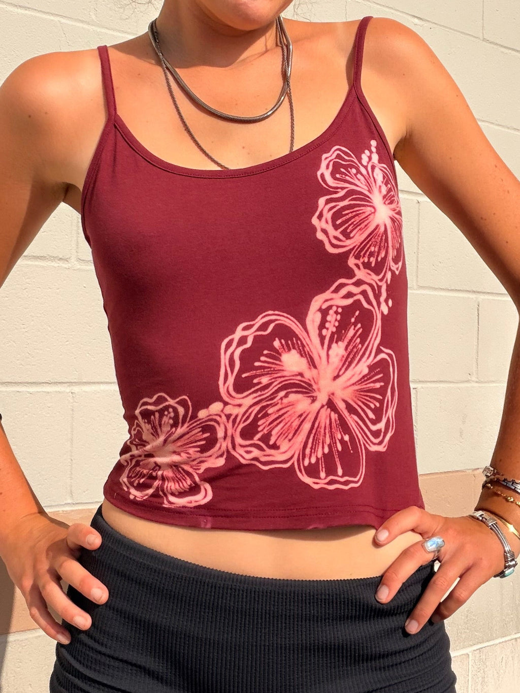 .. HIBISCUS TANK TOP