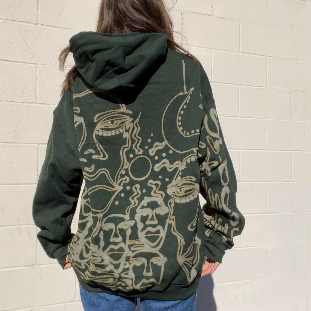 Celestial sun and moon hoodie