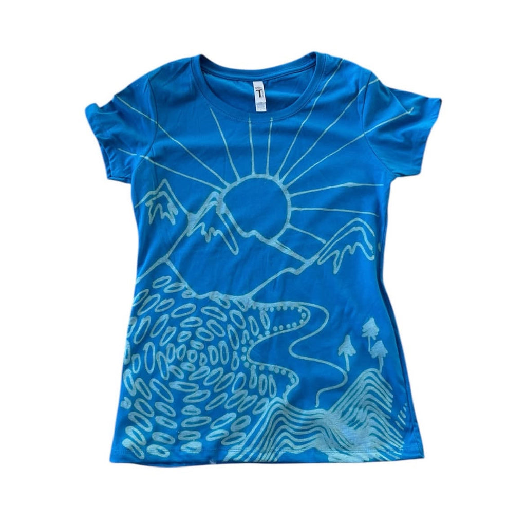 .Celestial sun moon Mountains tee