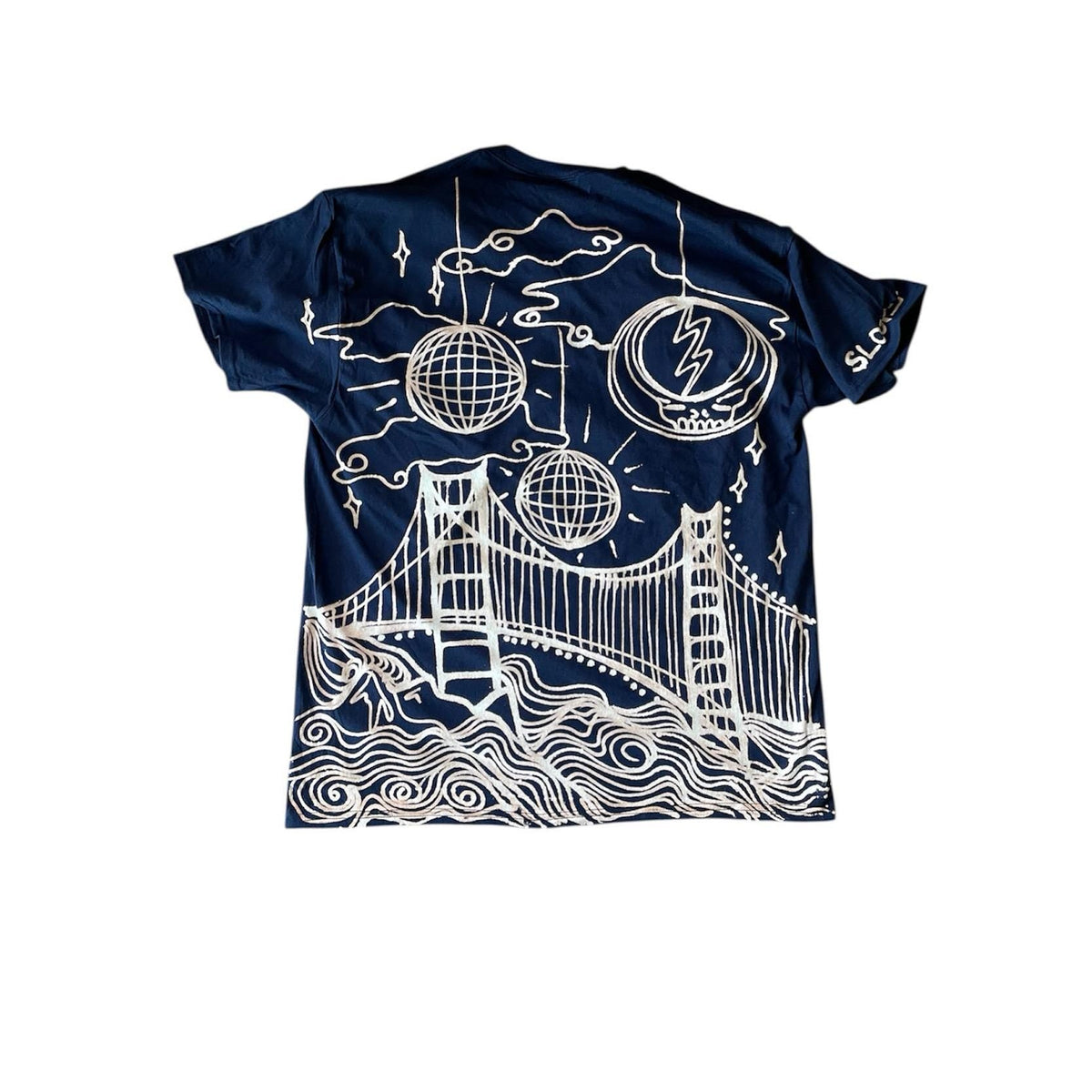 Handpainted San Fransisco skyline graphic tee