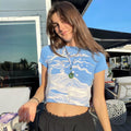 Ocean vibes  baby tee