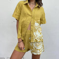 Custom button down festival set