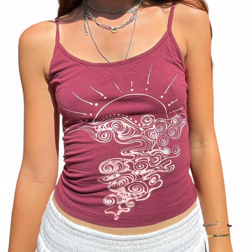 Summer sunset tank