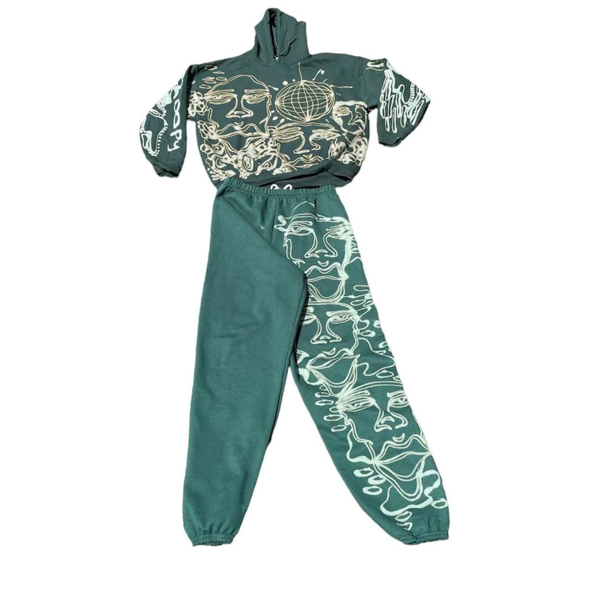 Psychedelic clouds hoodie/sweatsuit