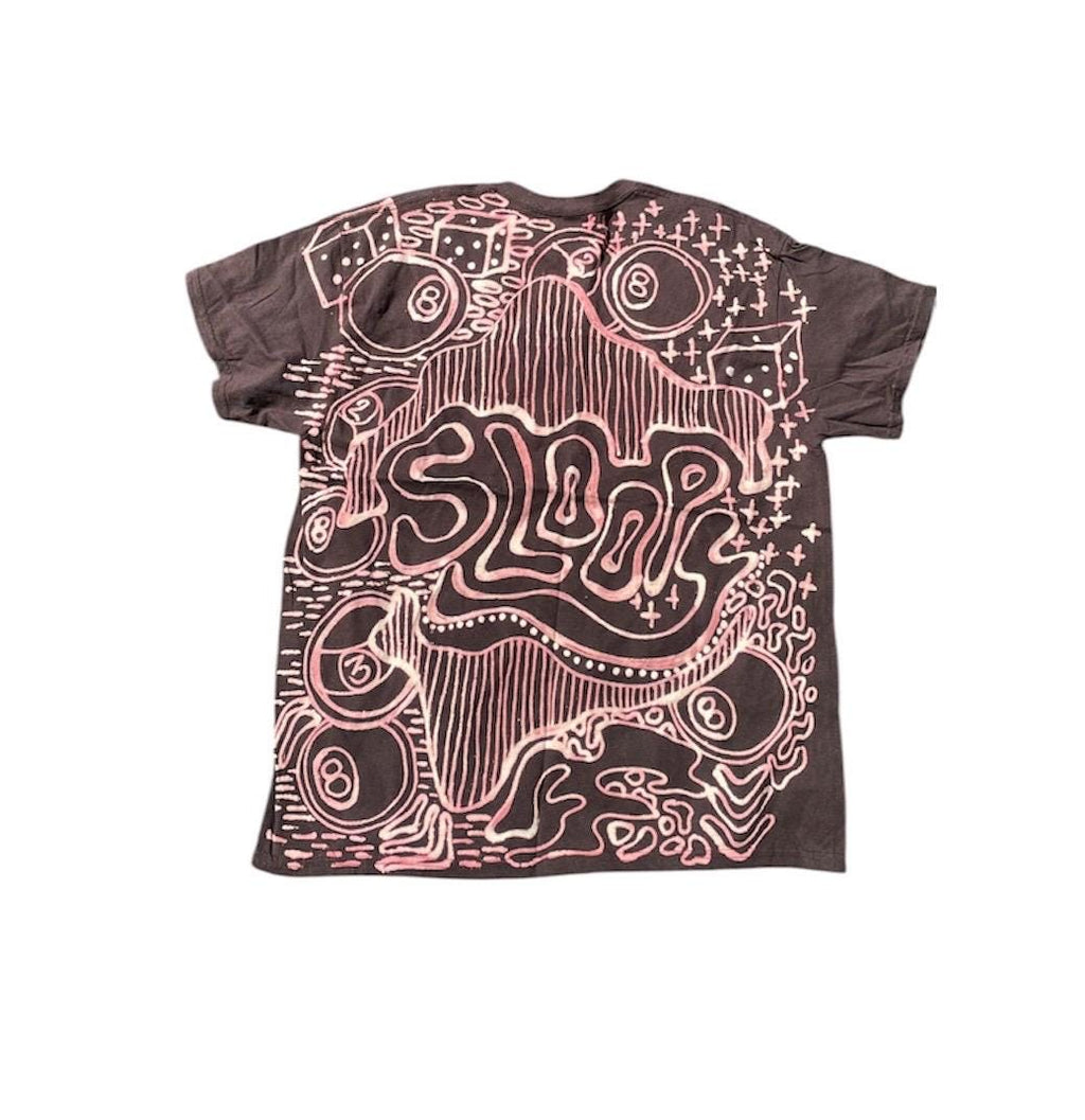 Funky festival faces graphic tee