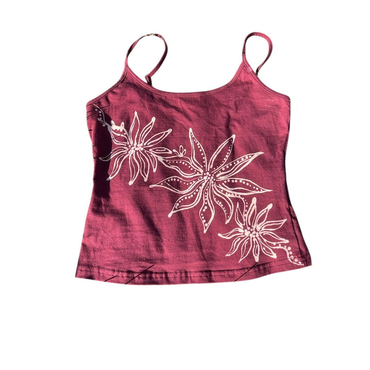 .Tropical Hawaiian flowers tank