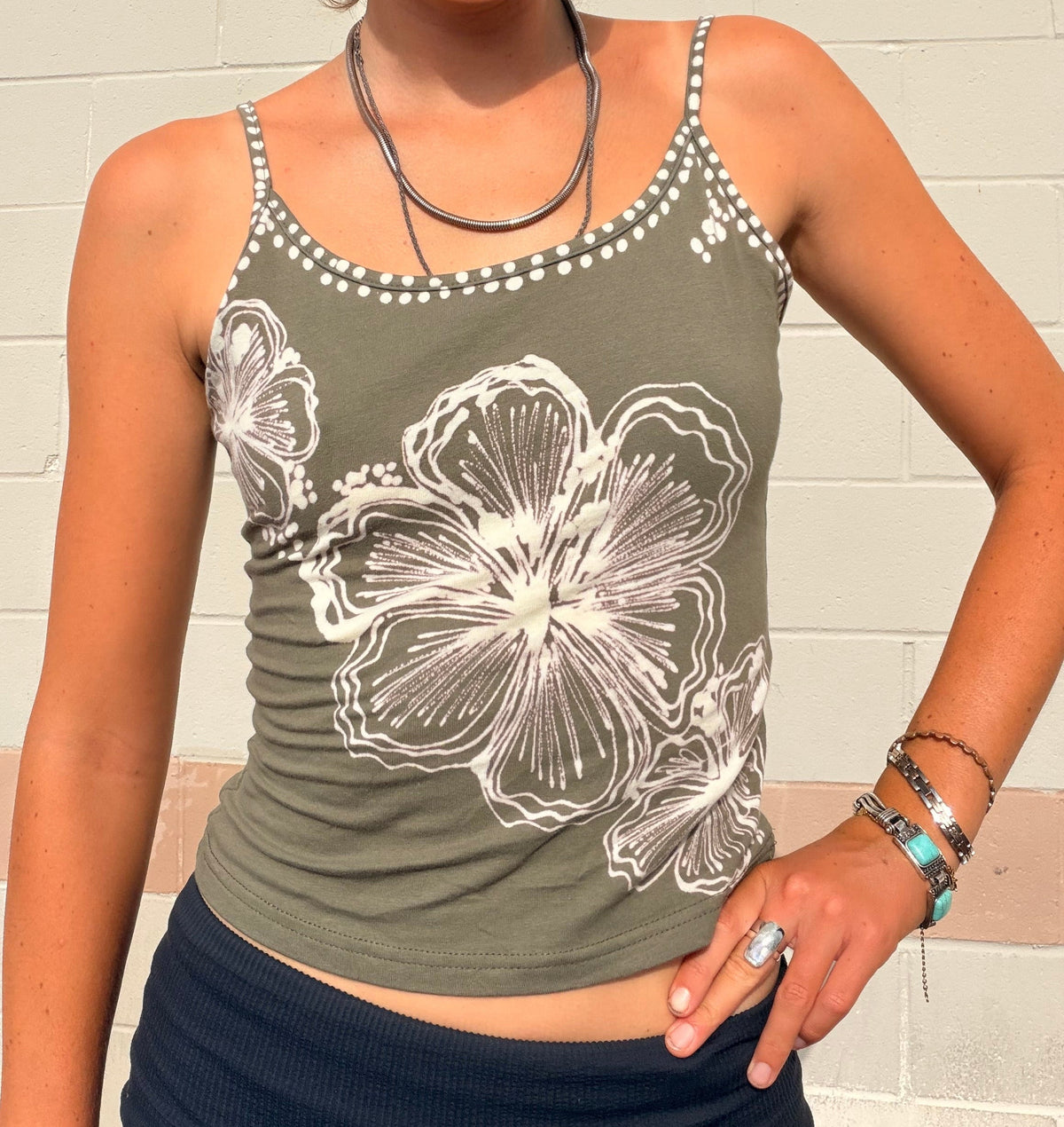 .. HIBISCUS TANK TOP