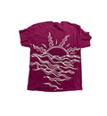 .Simple water waves sunset tee