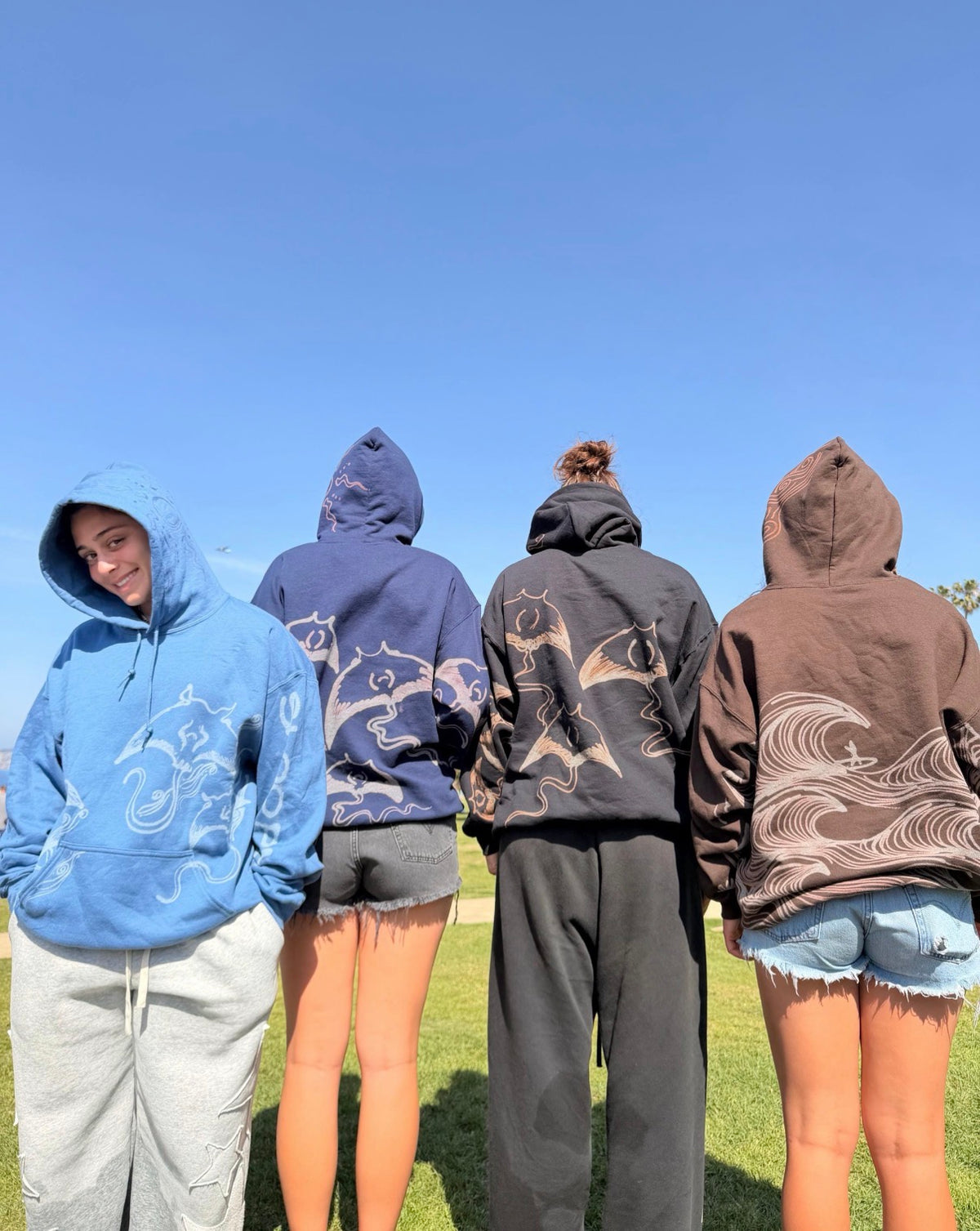 ..Funky Manta Ray hoodie