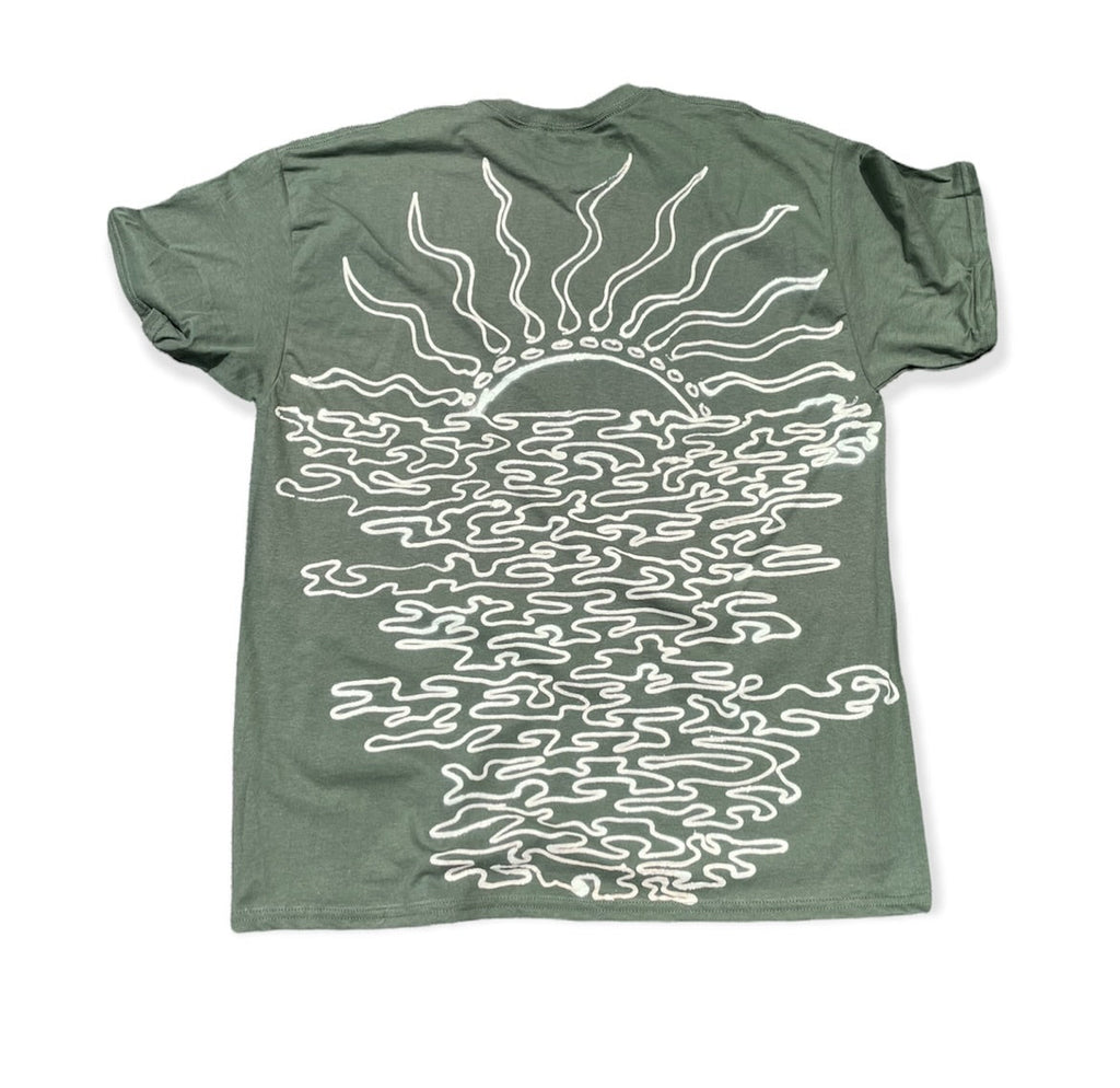Psychedelic sunset tee