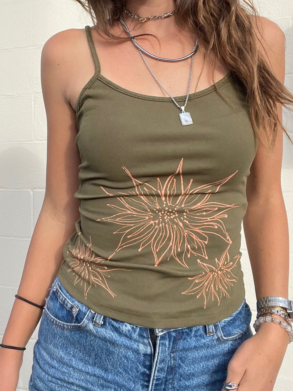 .Triple spiral flower tank