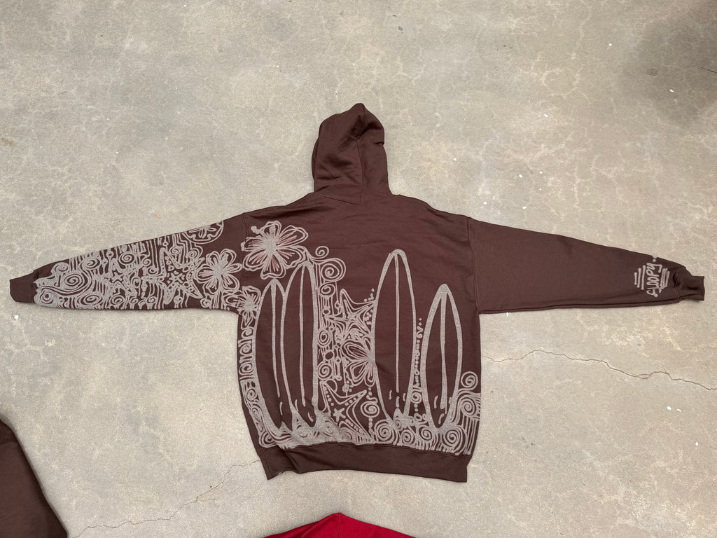.. TROPICAL SURF HOODIE