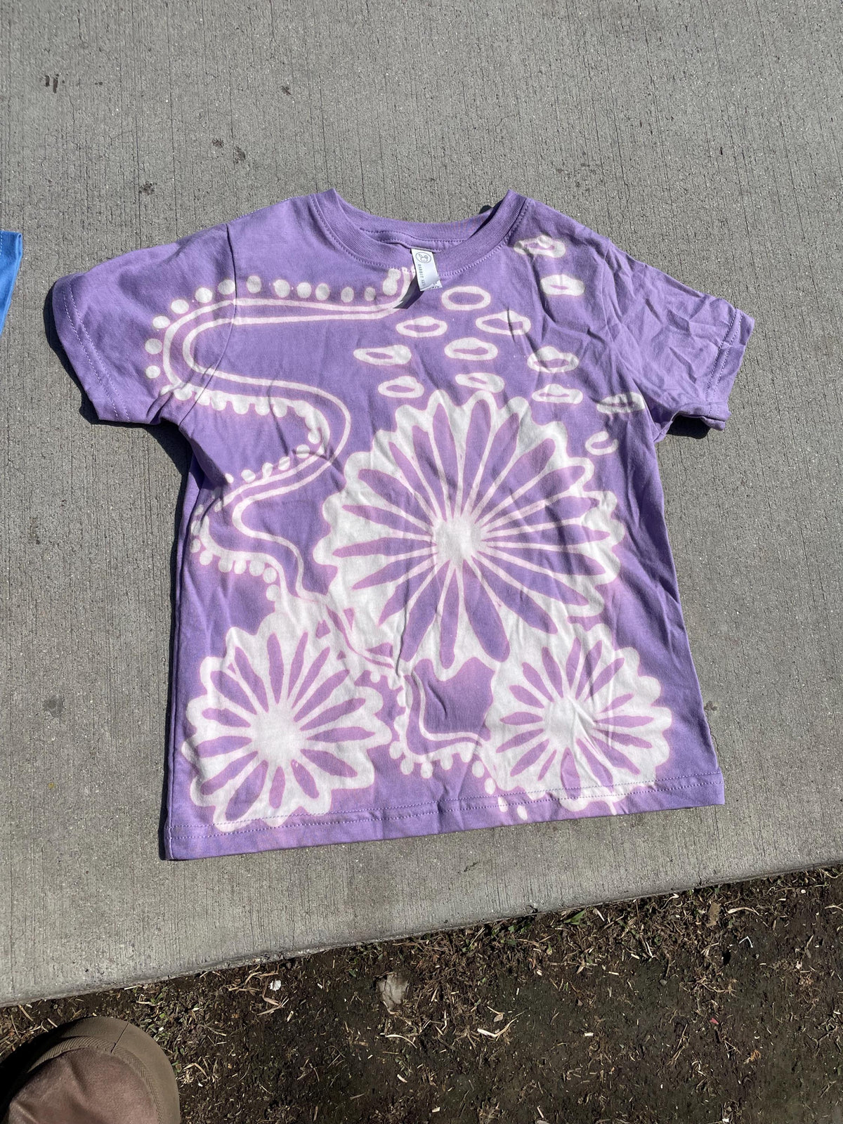 Celestial floral baby tee