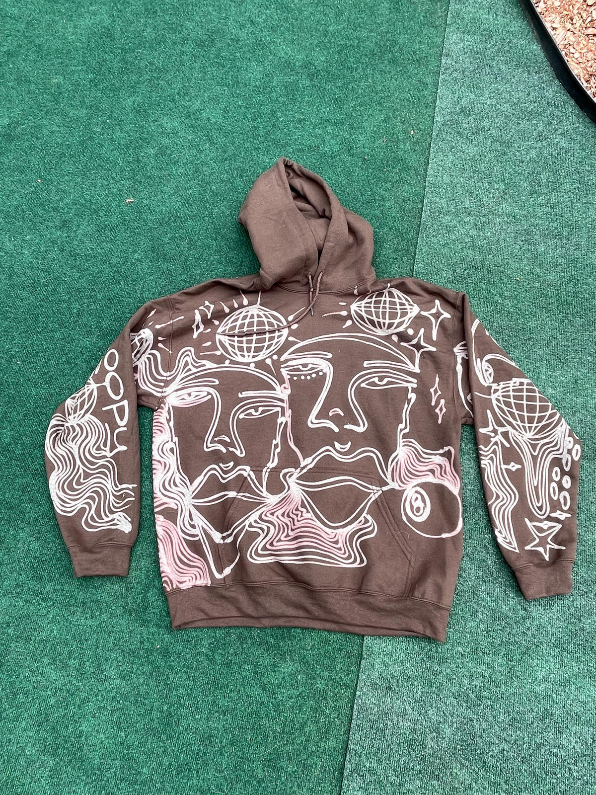 Psychedelic disco hoodie/sweatsuit