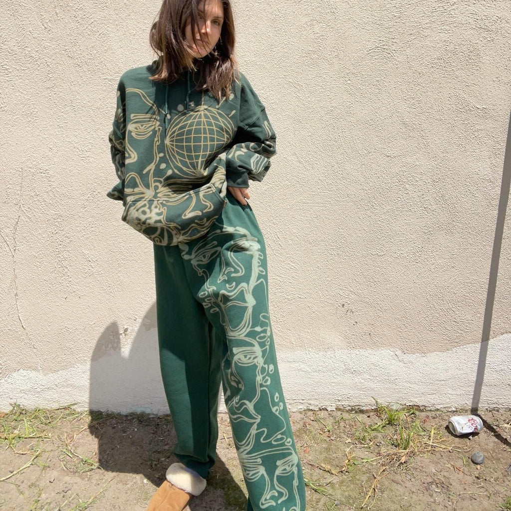 Psychedelic clouds hoodie/sweatsuit