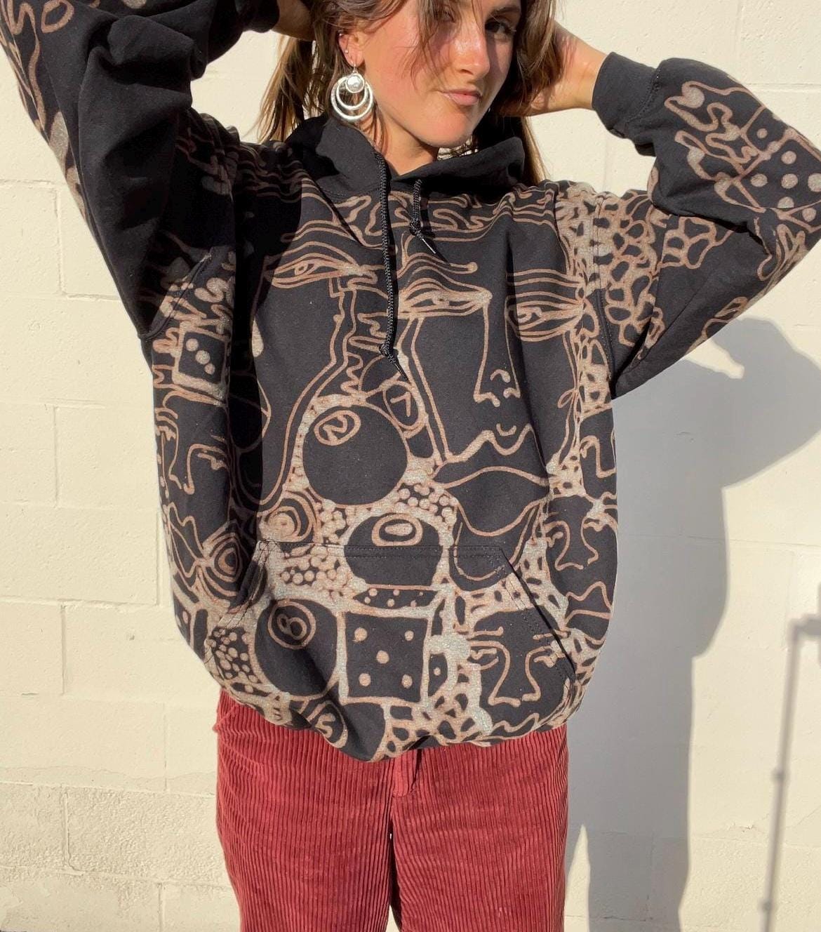 8 ball geometric abstract dice hoodie
